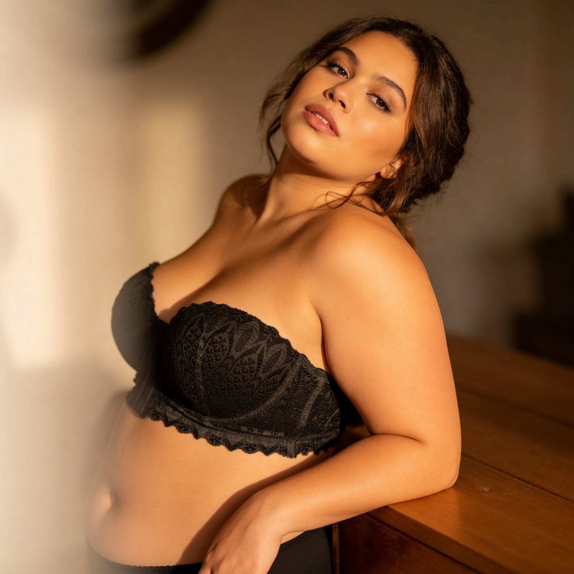 The Strapless Lace Bra