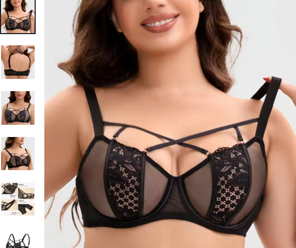 Goddess Lace Underwire Bra