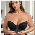 The Strapless Lace Bra