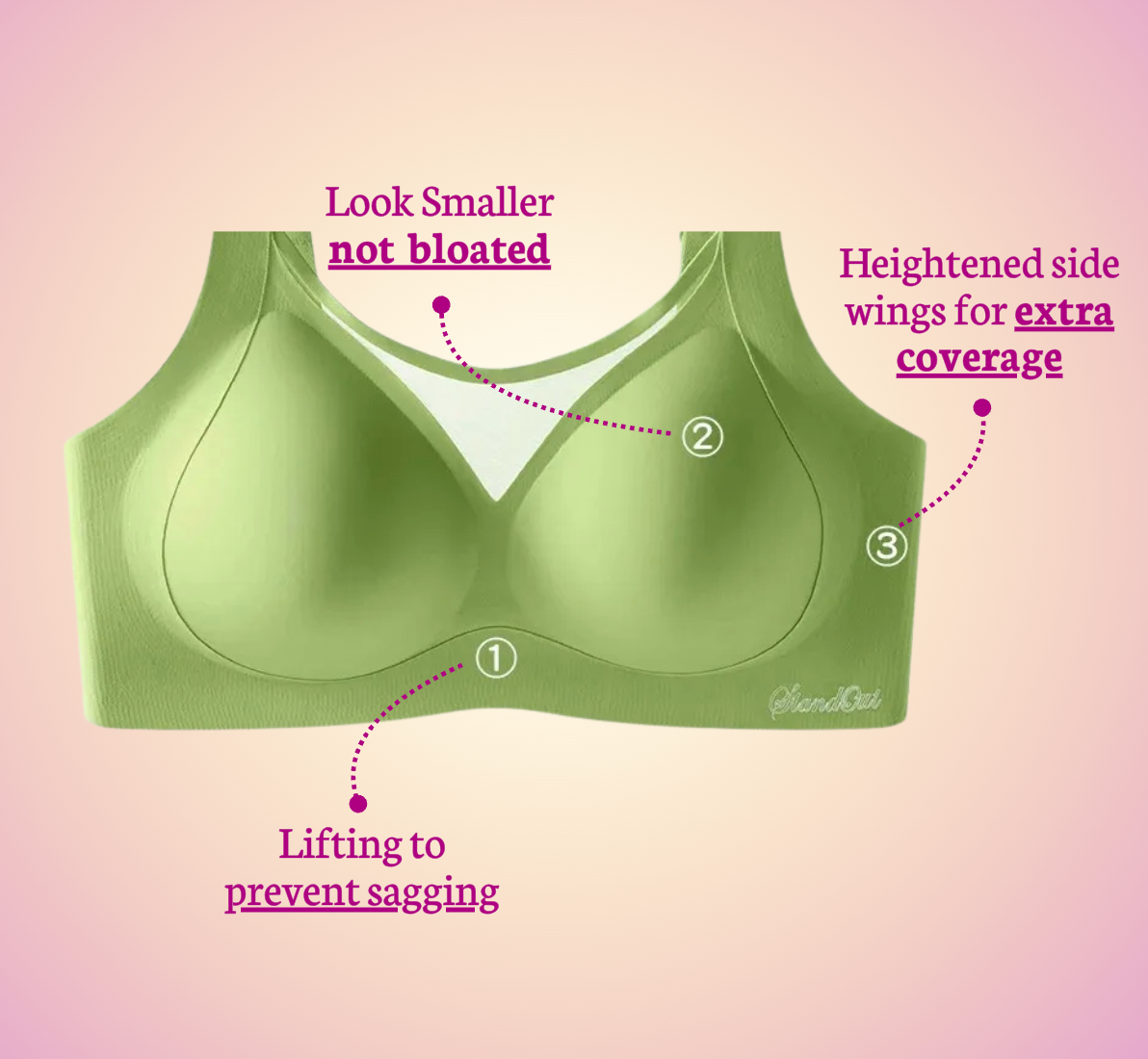 Sultry Curves Wireless Bra
