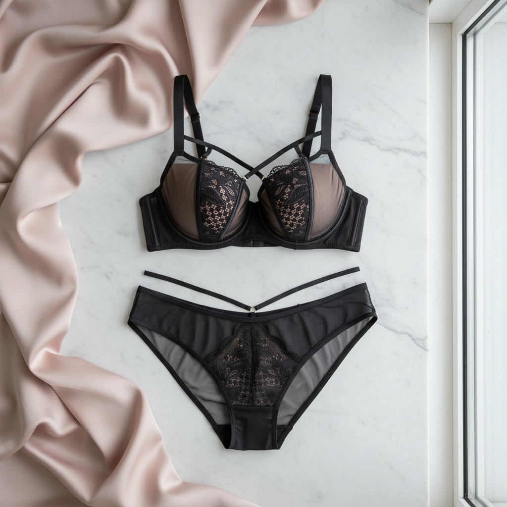 The Strappy Lace Set