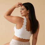 The Scalloped Longline Bra